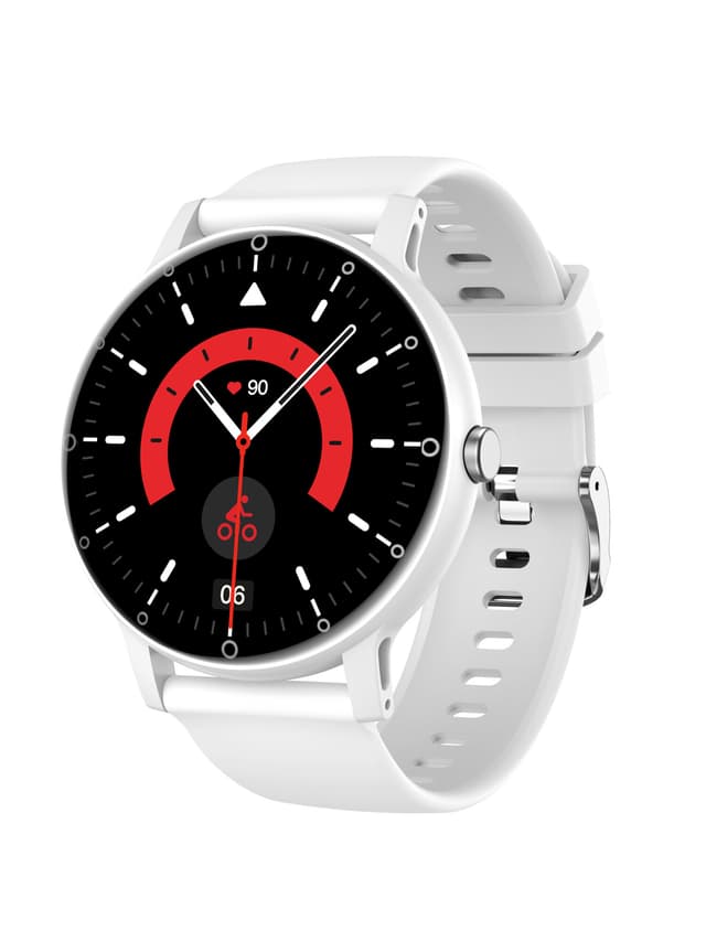 Smart Watch med puls- og blodtryksmåler Hvid