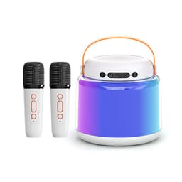 Y8 Karaoke-maskin med dubbla mikrofoner och Bluetooth-högtalare