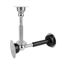 Svart hydraulisk buffert dörrstopp – Ingen borrning krävs 4