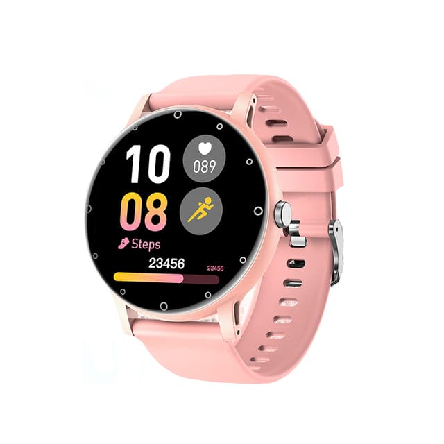 Smart Watch med puls- og blodtryksmåler Lyserød