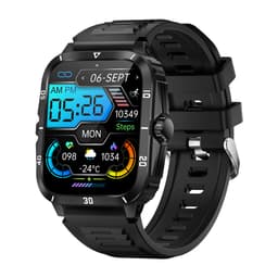 Smartwatch med sundhedsovervågning og fitnesstracking