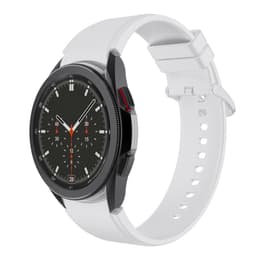 Silikonarmband till klocka 9138 - Färgglatt spänne - Vit - 20 mm för Samsung Galaxy Watch 4/5