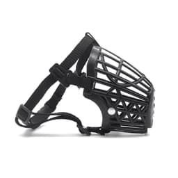 Svart Hundekurv - Størrelse 3 (5-7.5kg) - Anti-Bite & Pustende