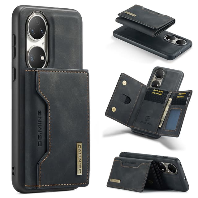 Huawei Tri-Fold lompakkokotelo Musta Huawei P50 Pro