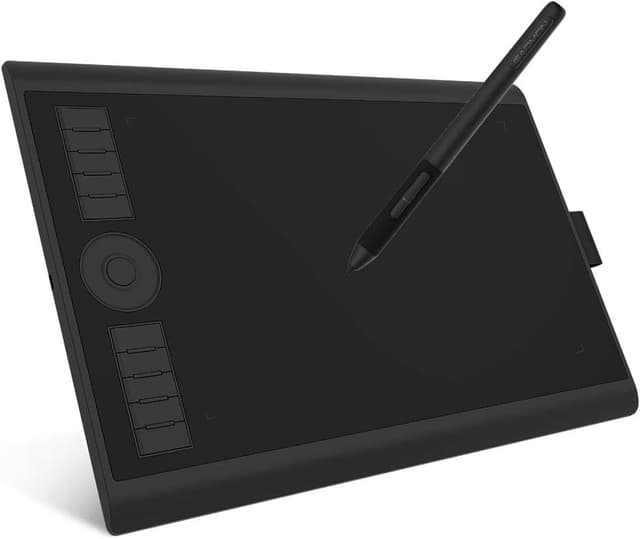 GAOMON M10K Version Pen Tablet - 25,4 x 16,9 cm grafisk tablett med 8192 tryckkänslighetsnivåer
