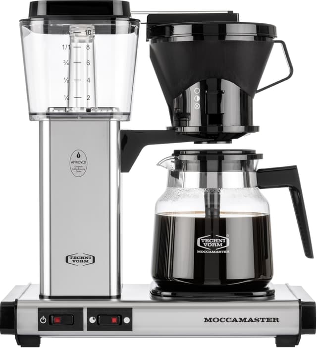Moccamaster Manual kahvinkeitin 53702 (hopea)