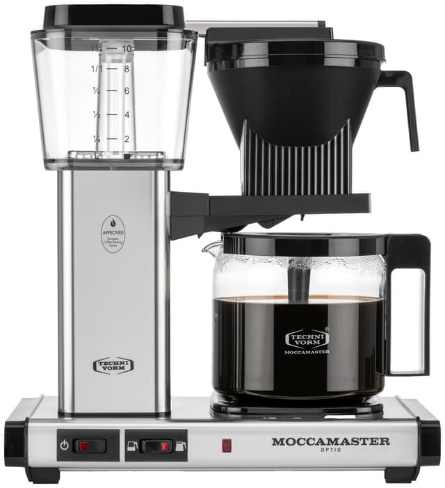 Moccamaster Optio kaffemaskine 53917 (poleret sølv)
