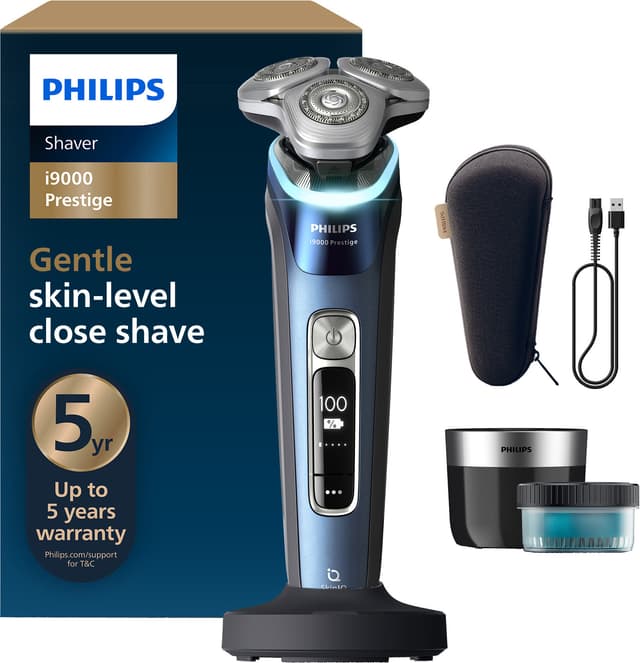 Philips i9000 Prestige parranajokone XP9201/30 (sininen)