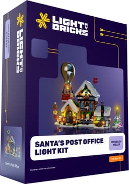 Light My Bricks™ Santa's Post Office ljussats