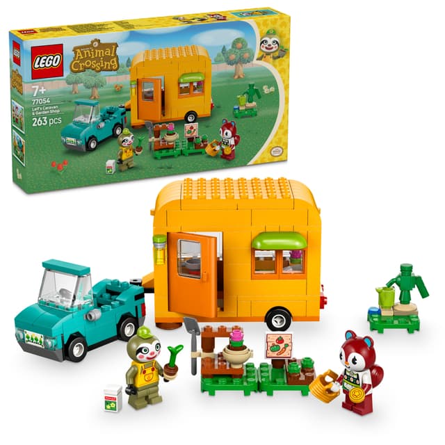LEGO Animal Crossing Leif med campingvogn og havebutik 77054