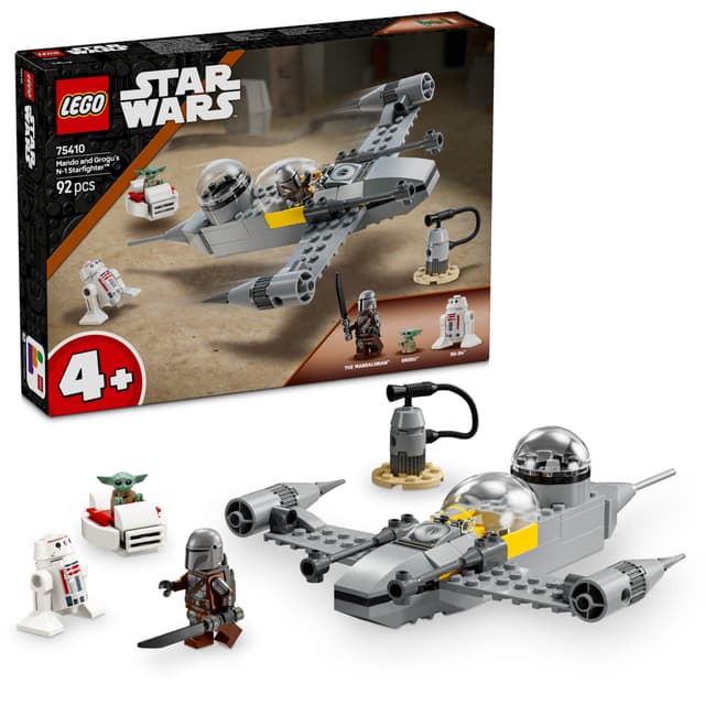 LEGO Star Wars Mando og Grogus N-1-stjernejager 75410