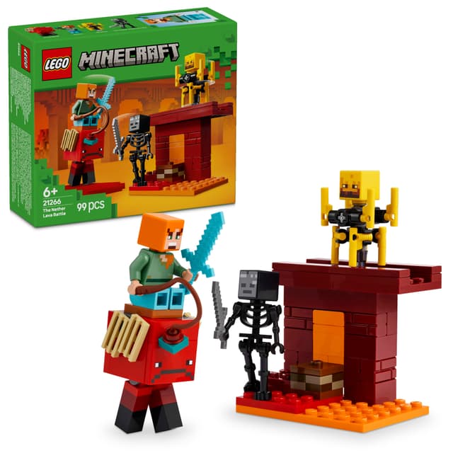 LEGO Minecraft Nether-lavakampen 21266