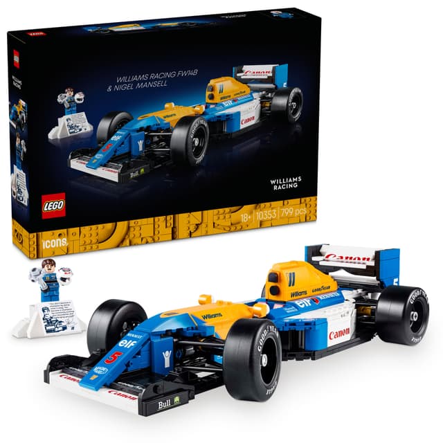 LEGO Icons Williams Racing FW14B ja Nigel Mansell 10353