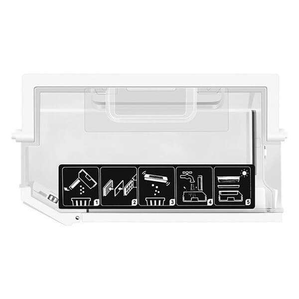 Søppelbøtte for Ecovacs X2 / X2 Pro - Hvit