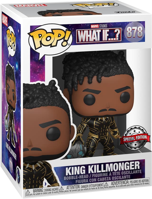 Funko POP! Marvel What If...? King Killmonger figur