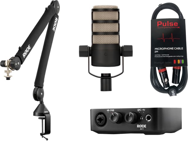 Røde PODMIC Gamers & Streamers samlepakning