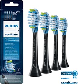 Philips Premium Plaque Defence borsthuvud HX9044/33 (svart)