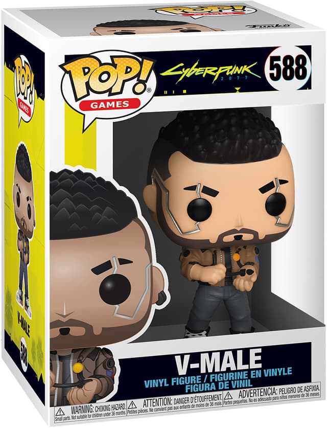 FUNKO! POP GAMES: CYBERPUNK 2077-V-MALE