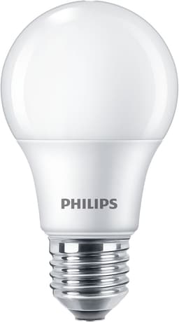 Philips A60 LED pære 8W E27 (3-pakning)