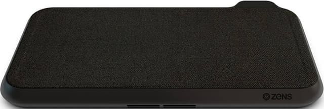 ZENS Dual Bordsladdare  QI Liberty 16 coils 2x15W Fabric Surface (Apple & Samsung QC)
