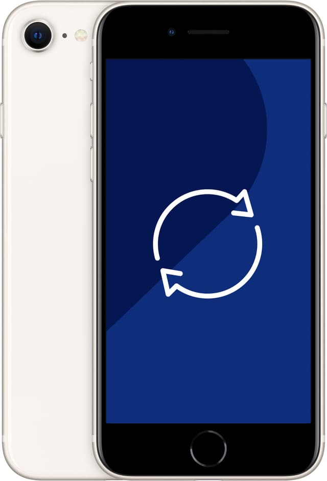 iPhone SE Gen. 3 älypuhelin 64 GB (tähtivalkea)