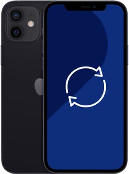 Kunnostettu iPhone 12 - 5G älypuhelin 128 GB (musta)