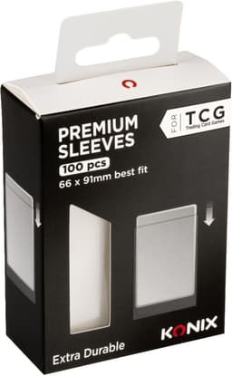 Konix Premium Fit-fodral för samlarkortspel (100-pack)