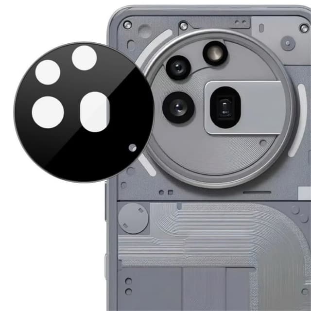2-PACK SKALO Nothing Phone (3a) Pro 3D Linsskydd/Kameraskydd Härdat Glas