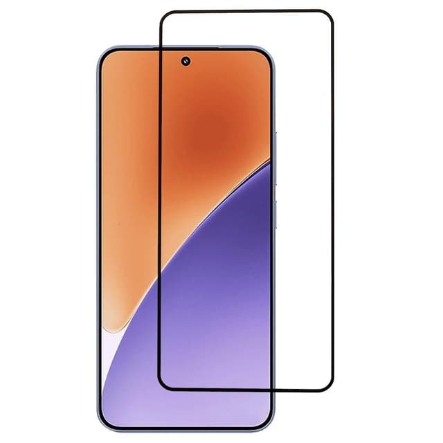SKALO Xiaomi 15 Heltäckande Skärmskydd Härdat Glas - Svart