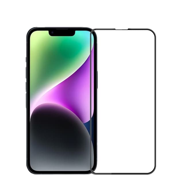 2-KPL SKALO iPhone 16e Koko Näytön Panssarilasi - Musta