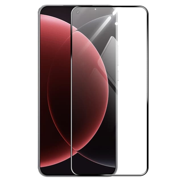 SKALO Xiaomi 15 Ultra FULL-FIT Hærdet Glas Skærmbeskyttelse - Sort