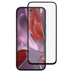 SKALO Google Pixel 9a Koko Näytön Karkaistu Lasi - Musta