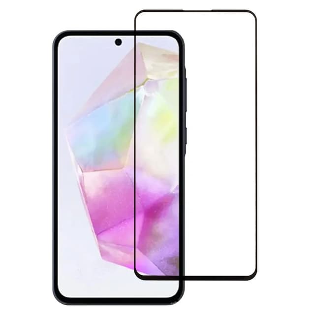 SKALO Samsung A36 Koko Näytön Panssarilasi - Musta