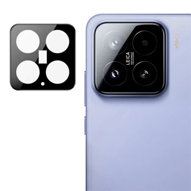 SKALO Xiaomi 15 3D -panssarilasit kameroille - Musta
