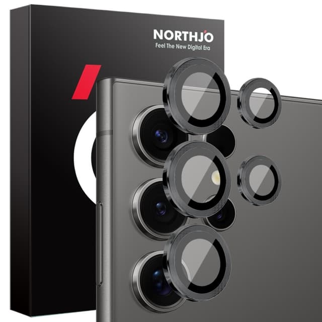 NORTHJO for Samsung Galaxy S25 Ultra Herdet Glass Kameralinsebeskytter