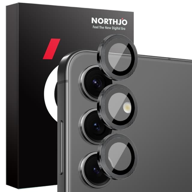 NORTHJO for Samsung Galaxy S25+ Herdet Glass Kameralinsebeskytter