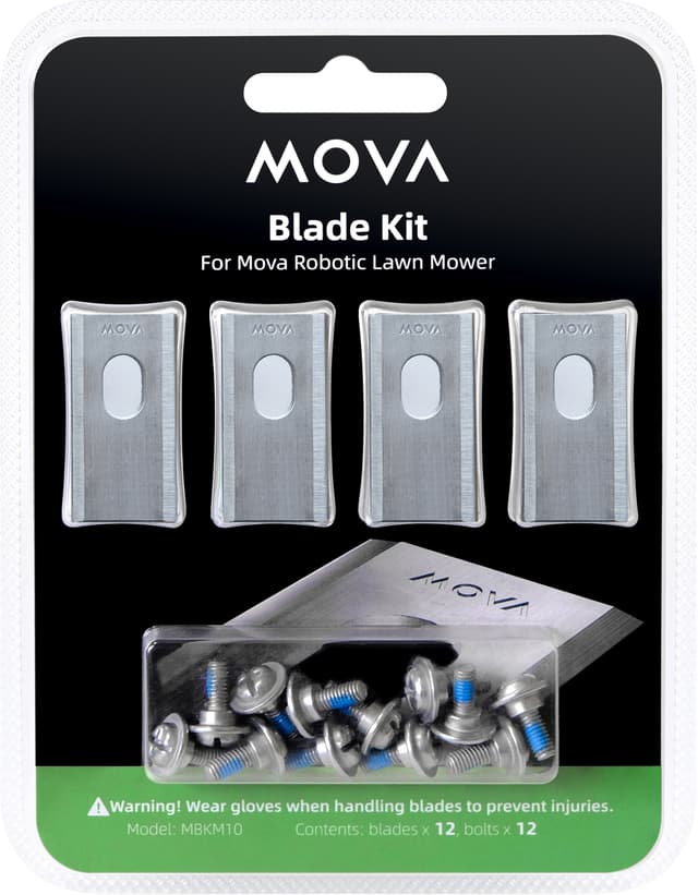 Mova 600/1000 gressklipperbladsett MBKM10