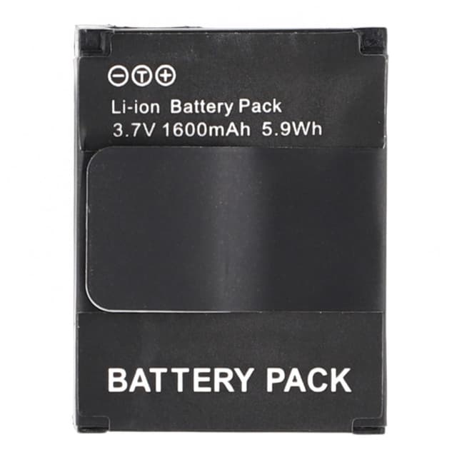 Batteri til GoPro Hero 3 kamera 3,7V 1600mAh AHDBT-201/301 erstatningsbatteri