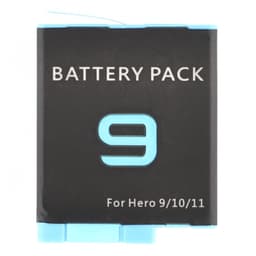 Batteri for GoPro Hero 12 11 10 9 3,85V 1720mAh AHDBT-901 erstatningsbatteri