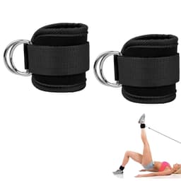 Ankelstropp for styrketrening med kabelmaskiner 2 Pack