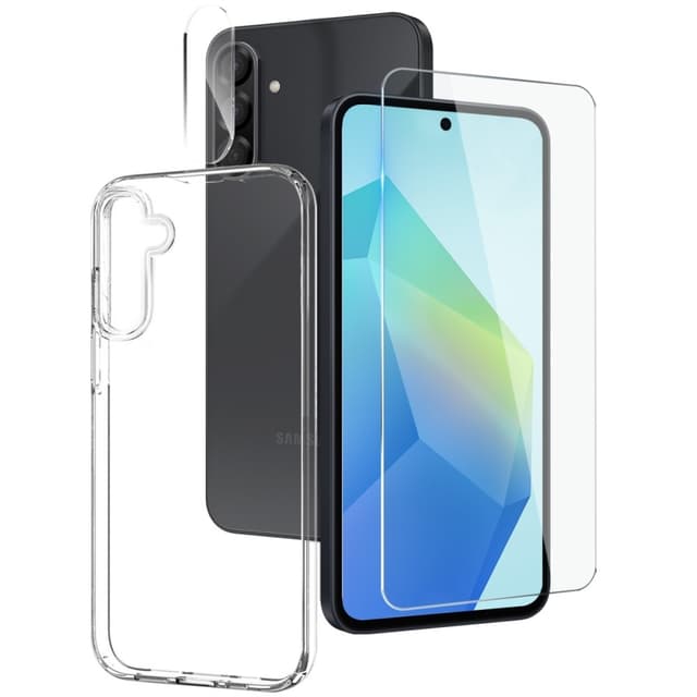 NORTHJO til Samsung Galaxy S25+ TPU-cover + Hærdet Glasfilm + Kameralinsebeskytter