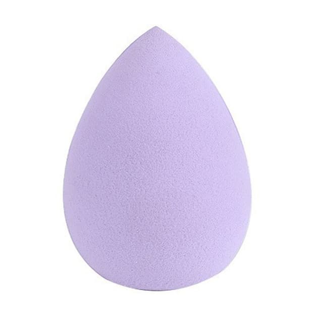 2 st Makeup Sponge Blender Teardrop Beauty Egg Rengöringspuff Hudvård - LjusLila