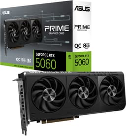 ASUS Prime GeForce RTX 5060 OC grafikkort (8 GB GDDR7)