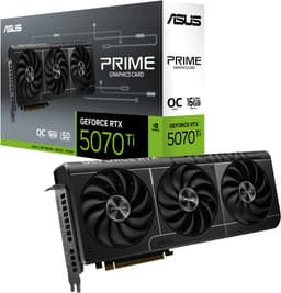 ASUS PRIME GeForce RTX 5070 12 GB GDDR7 White OC Edition näytönohjain