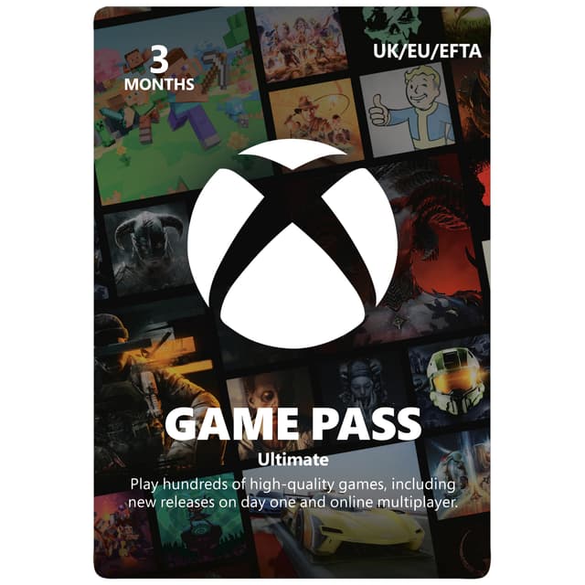 Xbox Game Pass Ultimate 3 måneders abonnement - til XBOX og PC