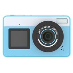 Digitalkamera Doble skjermer vanntett kamera + 32 GB kort + kortleser - Blå