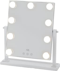 re. Hollywood makeupspejl 9 LED lys