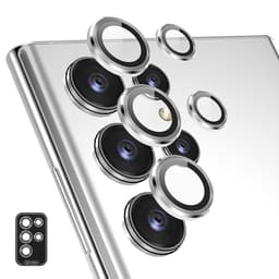 Til Samsung Galaxy S25 Ultra Kameralinsebeskytter ENKAY Metalring Linsefilm