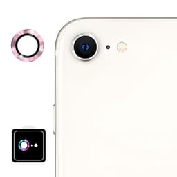 For iPhone 16e Kameralinsebeskytter ENKAY Hat-Prince Metallring Linsefilm
