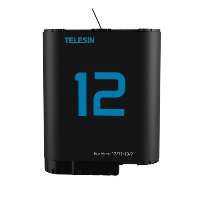 TELESIN S0-ECB-02-TGP batteri til GoPro Hero 12 11 10 9 1720mAh udskiftning